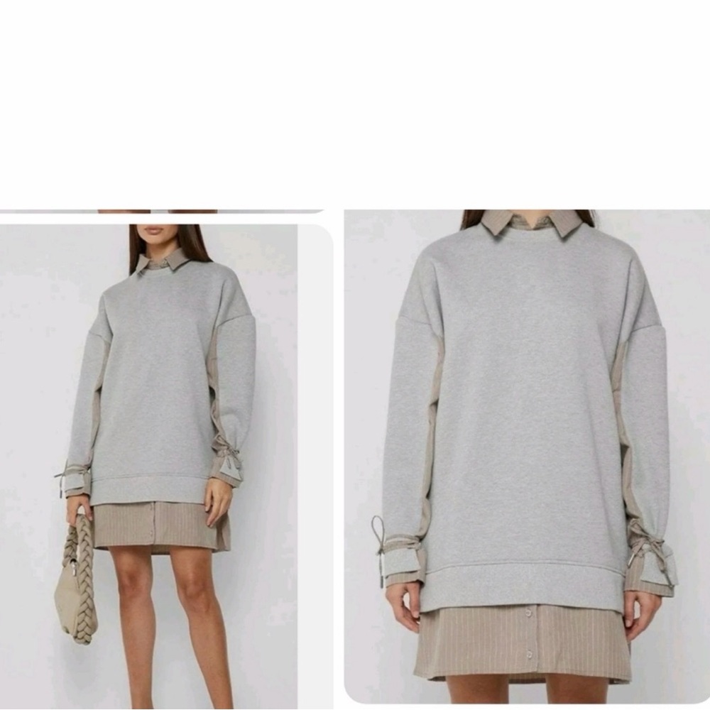 Maniere De Voir Tan Striped Collar